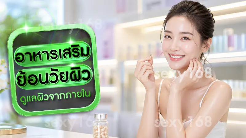 อาหารเสริม ย้อนวัยผิว