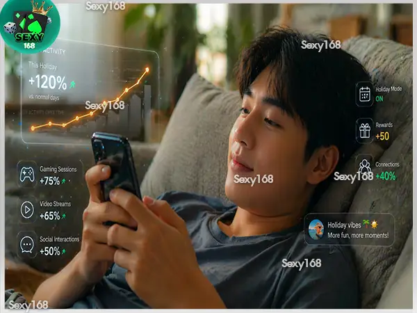 แนวโน้มพฤติกรรมผู้เล่น ช่วงวันหยุด