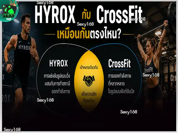 hyrox ต่างจาก crossfit ยังไง
