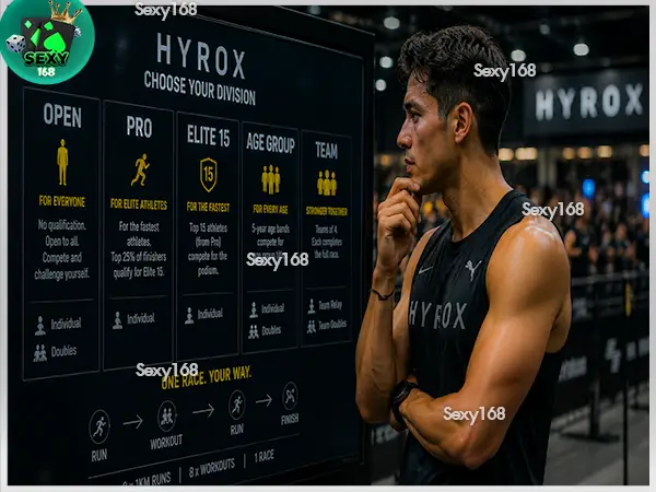 hyrox แบ่งรุ่นยังไง
