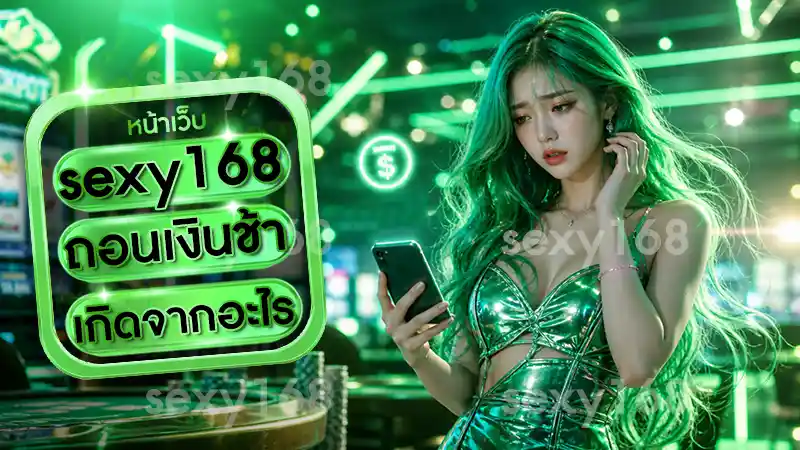 sexy168 ถอนเงินช้า เกิดจากอะไร