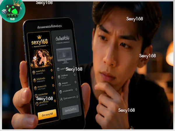 sexy168 เทียบกับเว็บทั่วไป