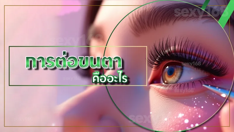การต่อขนตา คืออะไร