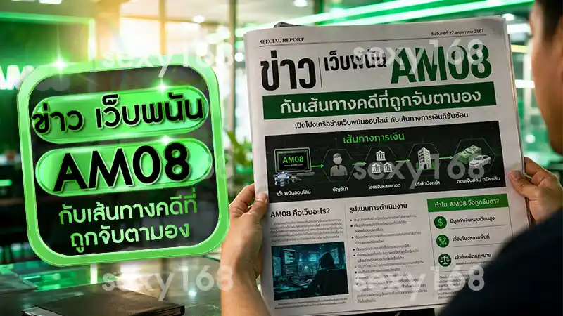 ข่าว เว็บพนัน AM08