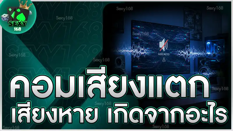 คอมเสียงแตก เสียงหาย เกิดจากอะไร เมื่ออาจไม่ได้พังที่ลำโพง