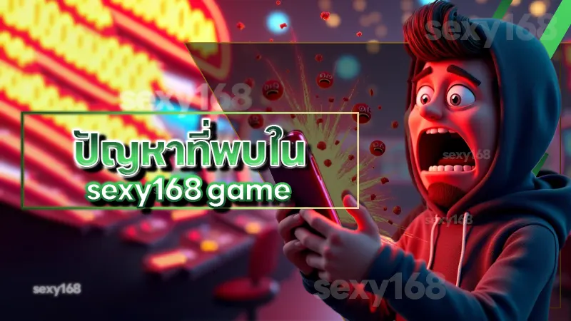 ปัญหาที่พบใน sexy168 game