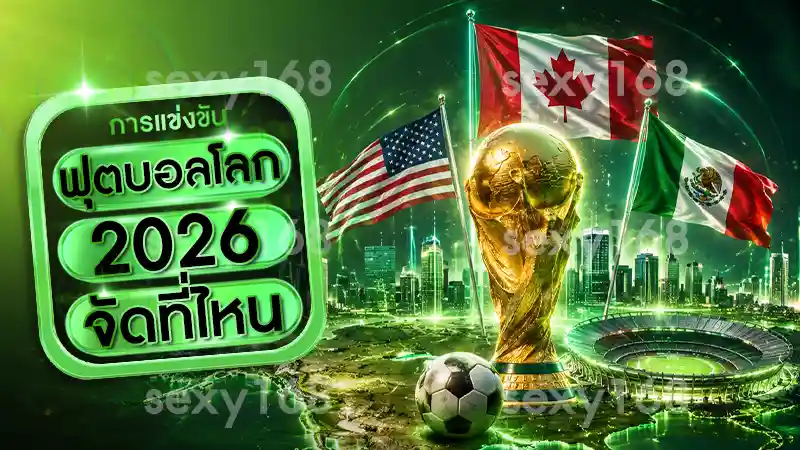 ฟุตบอลโลก 2026 จัดที่ไหน