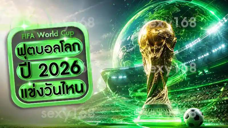 ฟุตบอลโลกปี 2026 แข่งวันไหน