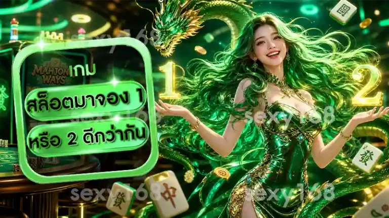 สล็อตมาจอง 1 หรือ 2 ดีกว่ากัน