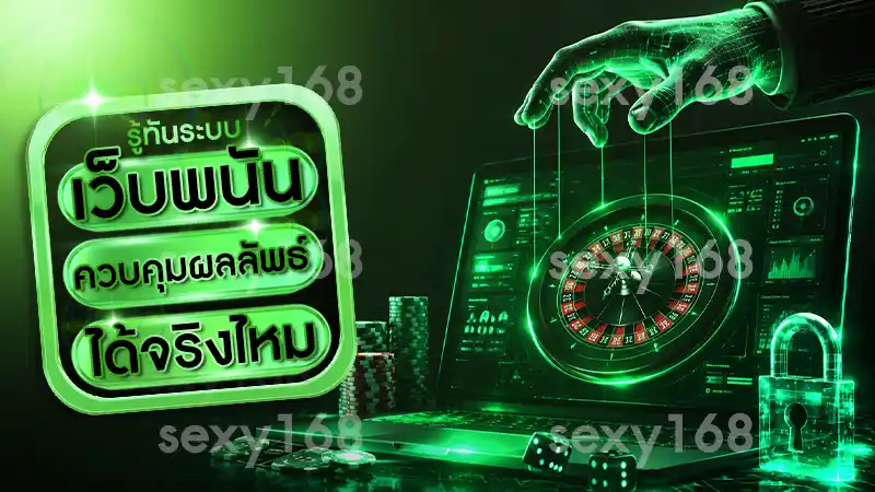 เว็บพนัน ควบคุมผลลัพธ์ได้จริงไหม