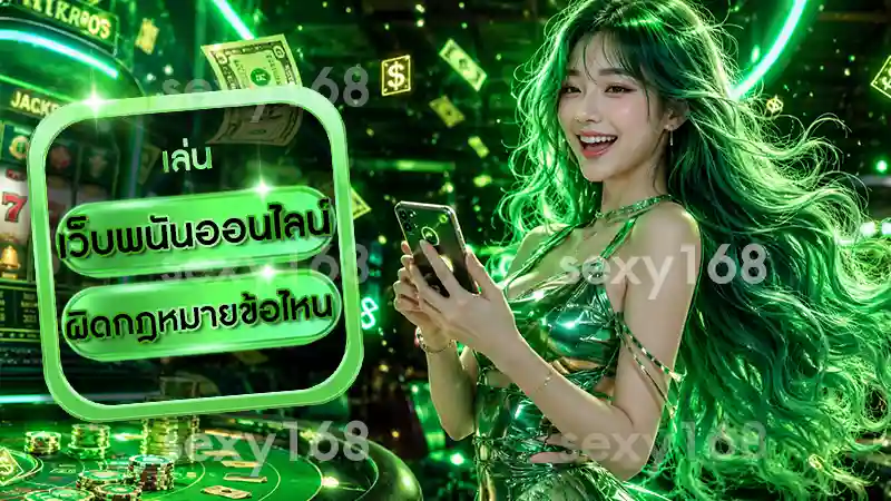 เว็บพนันออนไลน์ ผิดกฎหมายข้อไหน