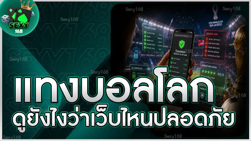 แทงบอลโลก ดูยังไงว่าเว็บไหนปลอดภัย