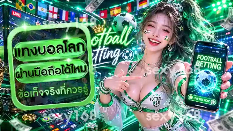 แทงบอลโลก ผ่านมือถือได้ไหม