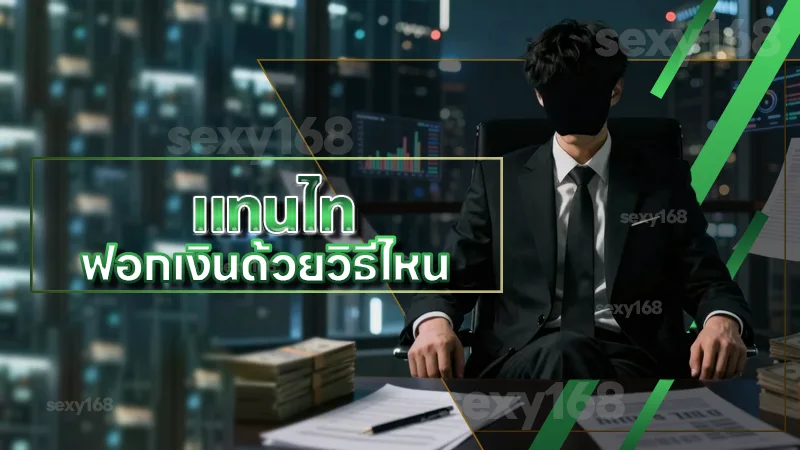 แทนไท ฟอกเงินด้วยวิธีไหน
