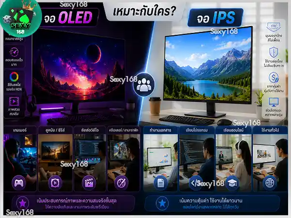 OLED กับ IPS ต่างกันยังไง