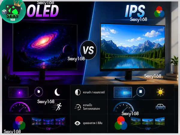OLED กับ IPS ต่างกันยังไง
