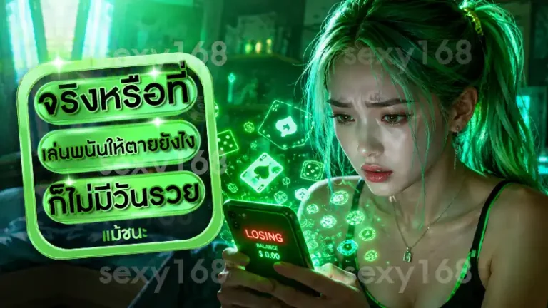 จริงหรือที่ เล่นพนันให้ตายยังไง ก็ไม่มีวันรวย