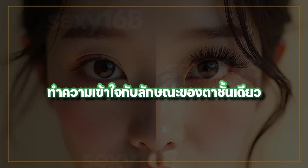 ตาชั้นเดียว ต่อขนตาทรงไหนดี
