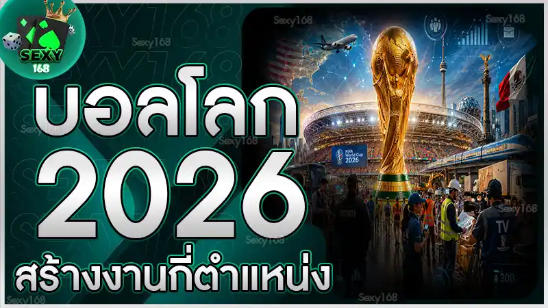 บอลโลก 2026 สร้างงานกี่ตำแหน่ง