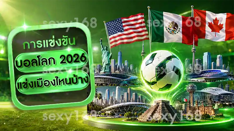 บอลโลก 2026 แข่งเมืองไหนบ้าง