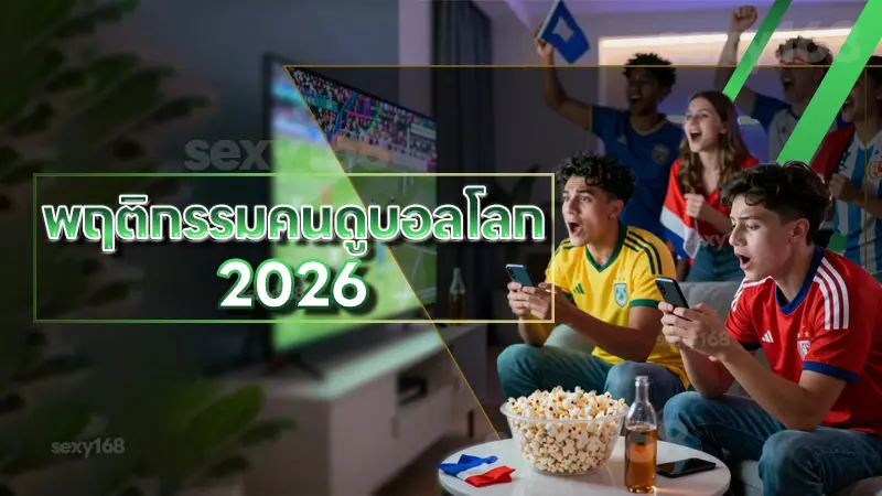 พฤติกรรมคนดูบอลโลก 2026