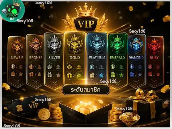 วิธีใช้งานระดับสมาชิก sexy168 game
