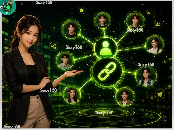 วิธีใช้งานระบบแนะนำเพื่อน sexy168 game