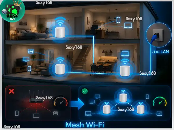 Mesh Wi-Fi จำเป็นไหมสำหรับบ้านสองชั้น