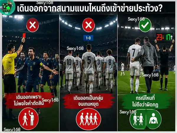 กฎบอลโลก เดินออกจากสนามประท้วง คืออะไร