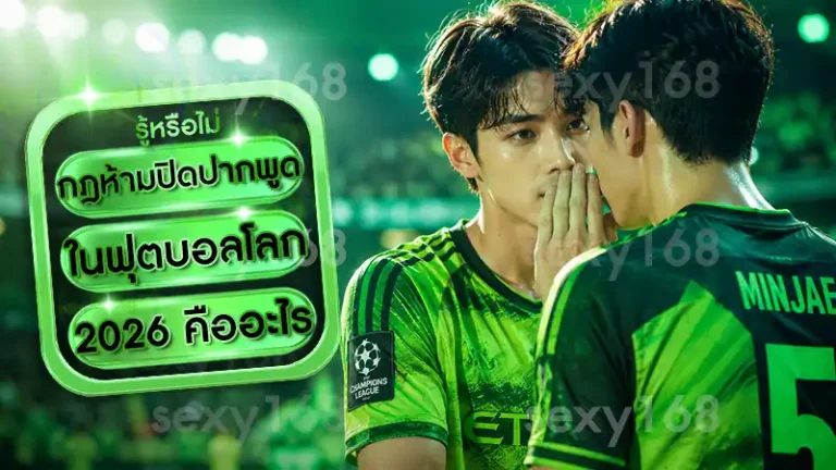 กฎห้ามปิดปากพูดในฟุตบอลโลก 2026 คืออะไร