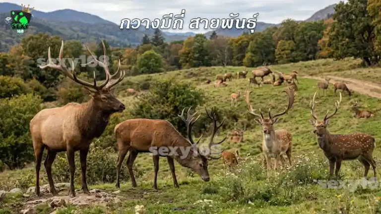 กวางมีกี่ สายพันธุ์