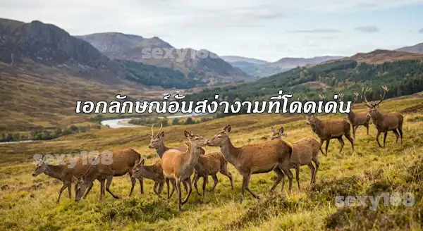 กวางแดง มีลักษณะยังไง