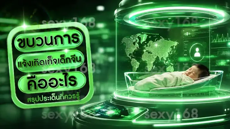 ขบวนการแจ้งเกิดเท็จเด็กจีน คืออะไร
