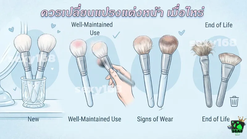 ควรเปลี่ยนแปรงแต่งหน้า เมื่อไหร่