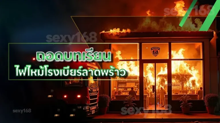 ถอดบทเรียน ไฟไหม้โรงเบียร์ลาดพร้าว