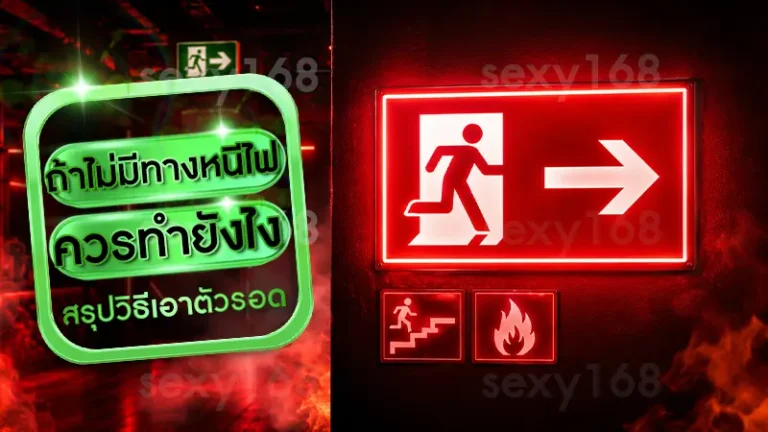 ถ้าไม่มีทางหนีไฟ ควรทำยังไง