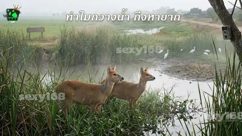 ทำไมกวางน้ำ ถึงหายาก