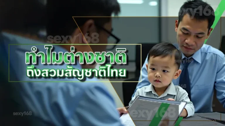 ทำไมต่างชาติ ถึงสวมสัญชาติไทย