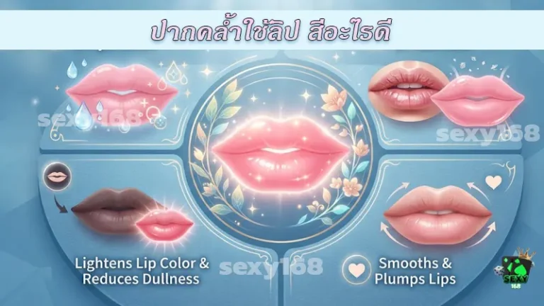ปากคล้ำใช้ลิป สีอะไรดี