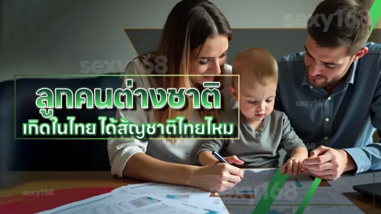 ลูกคนต่างชาติ เกิดในไทย ได้สัญชาติไทยไหม