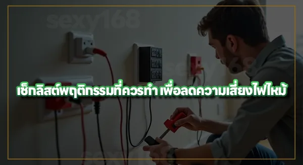 วิธีป้องกันไฟไหม้ มีอะไรบ้าง