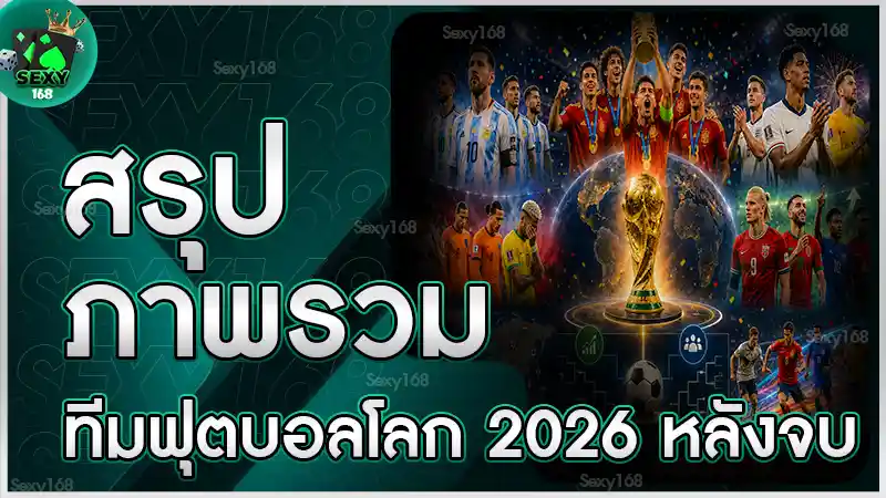 สรุปภาพรวม ทีมฟุตบอลโลก 2026 หลังจบ