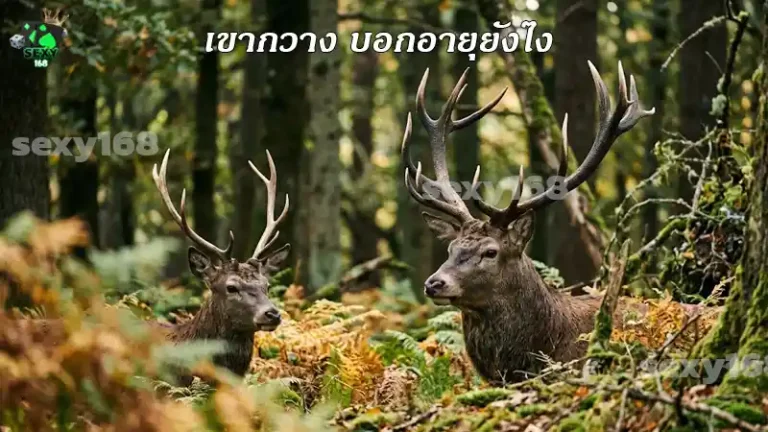 เขากวาง บอกอายุยังไง
