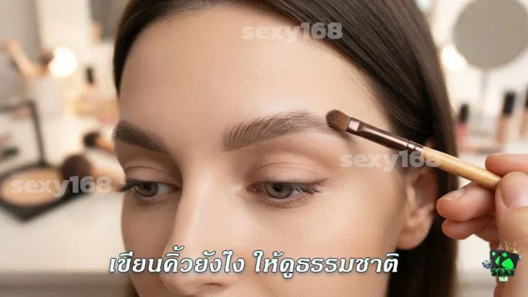 เขียนคิ้วยังไง ให้ดูธรรมชาติ