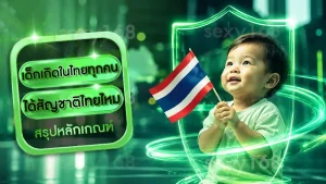 เด็กเกิดในไทยทุกคน ได้สัญชาติไทยไหม