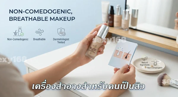 เป็นสิว แต่งหน้าได้ไหม