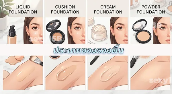 เลือกรองพื้น กับผิวยังไง