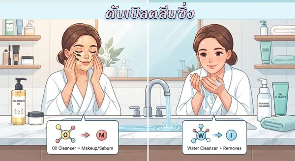แต่งหน้า ต้องล้างกี่ขั้นตอน