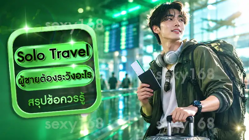 Solo Travel ผู้ชายต้องระวังอะไร