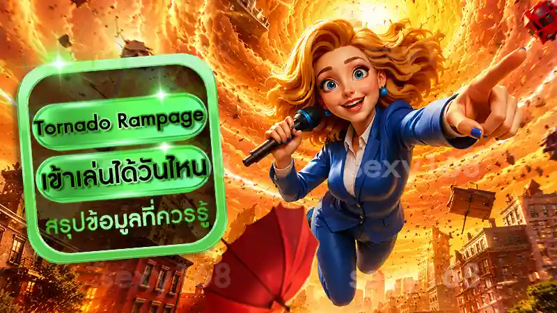 Tornado Rampage เข้าเล่นได้วันไหน